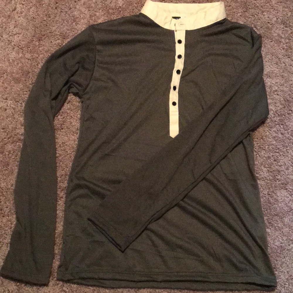 Dark Green casual long sleeve